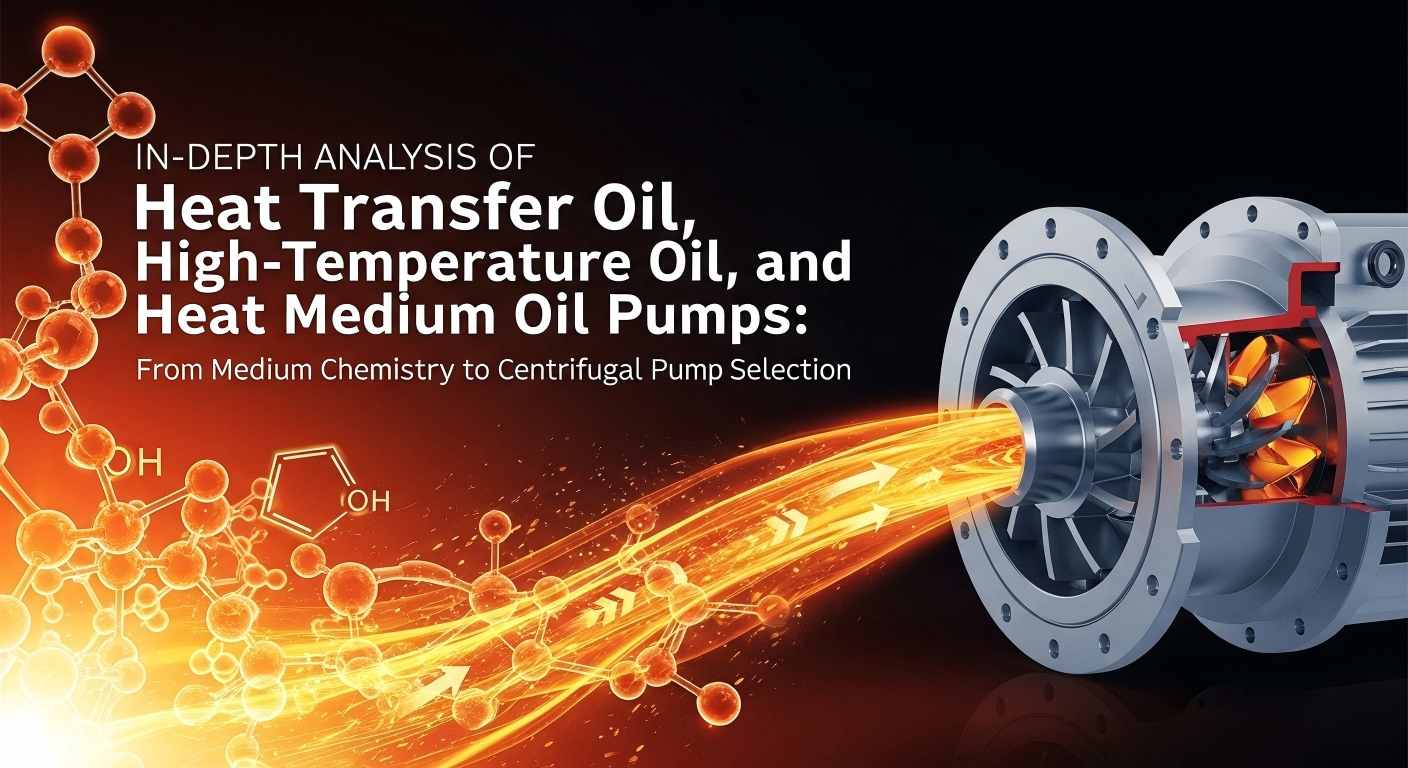 Bero-transferentzia-olioaren, tenperatura altuko olioaren eta bero-ertainen olio-ponpenen analisi sakona: Kimika ertainetik ponpa zentrifugoen hautaketara