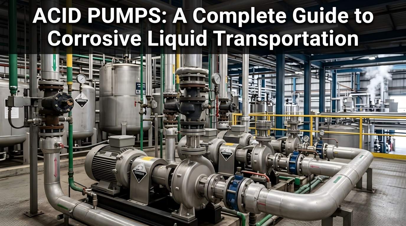 Acid Pumps: likido korrosiboen garraiorako gida osoa